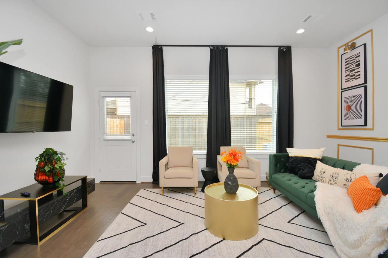 Emerald Palace - New, Modern 3Br Townhome Close To Downtown, Nrg, Med Ctr Houston Luaran gambar