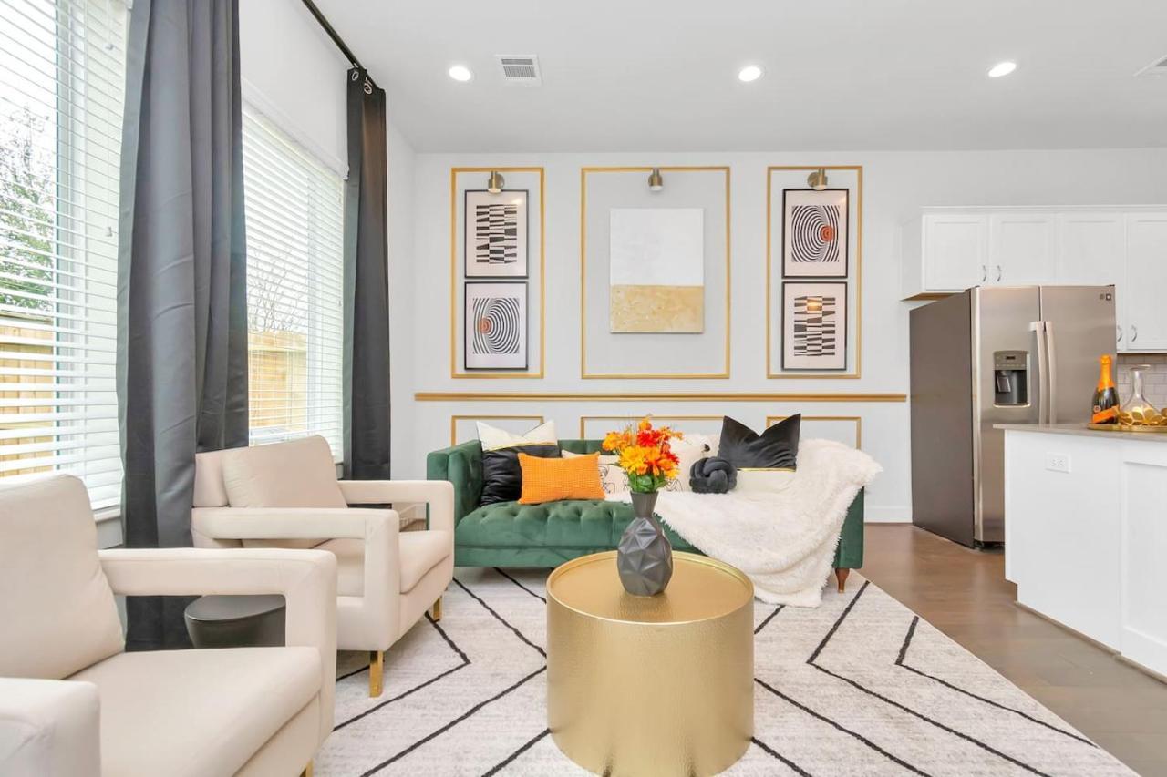 Emerald Palace - New, Modern 3Br Townhome Close To Downtown, Nrg, Med Ctr Houston Luaran gambar