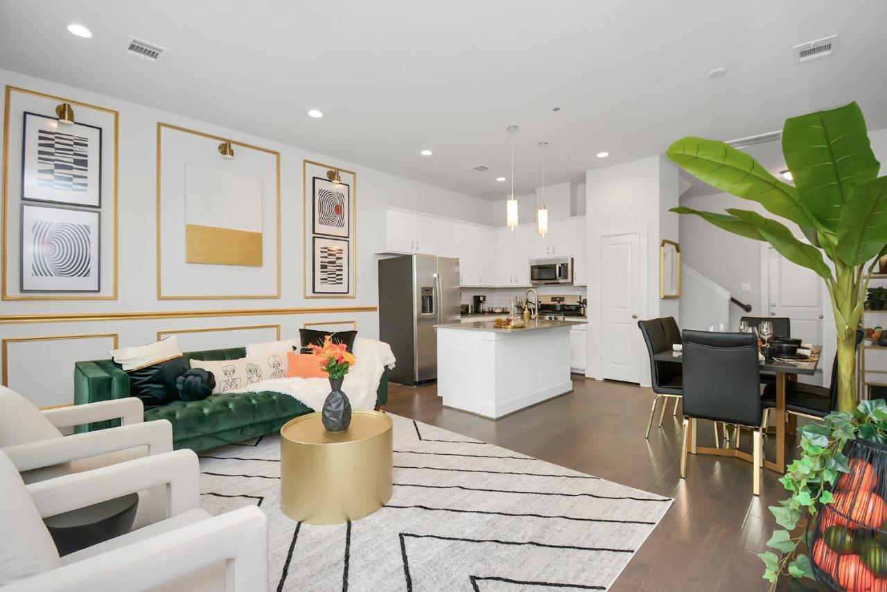 Emerald Palace - New, Modern 3Br Townhome Close To Downtown, Nrg, Med Ctr Houston Luaran gambar