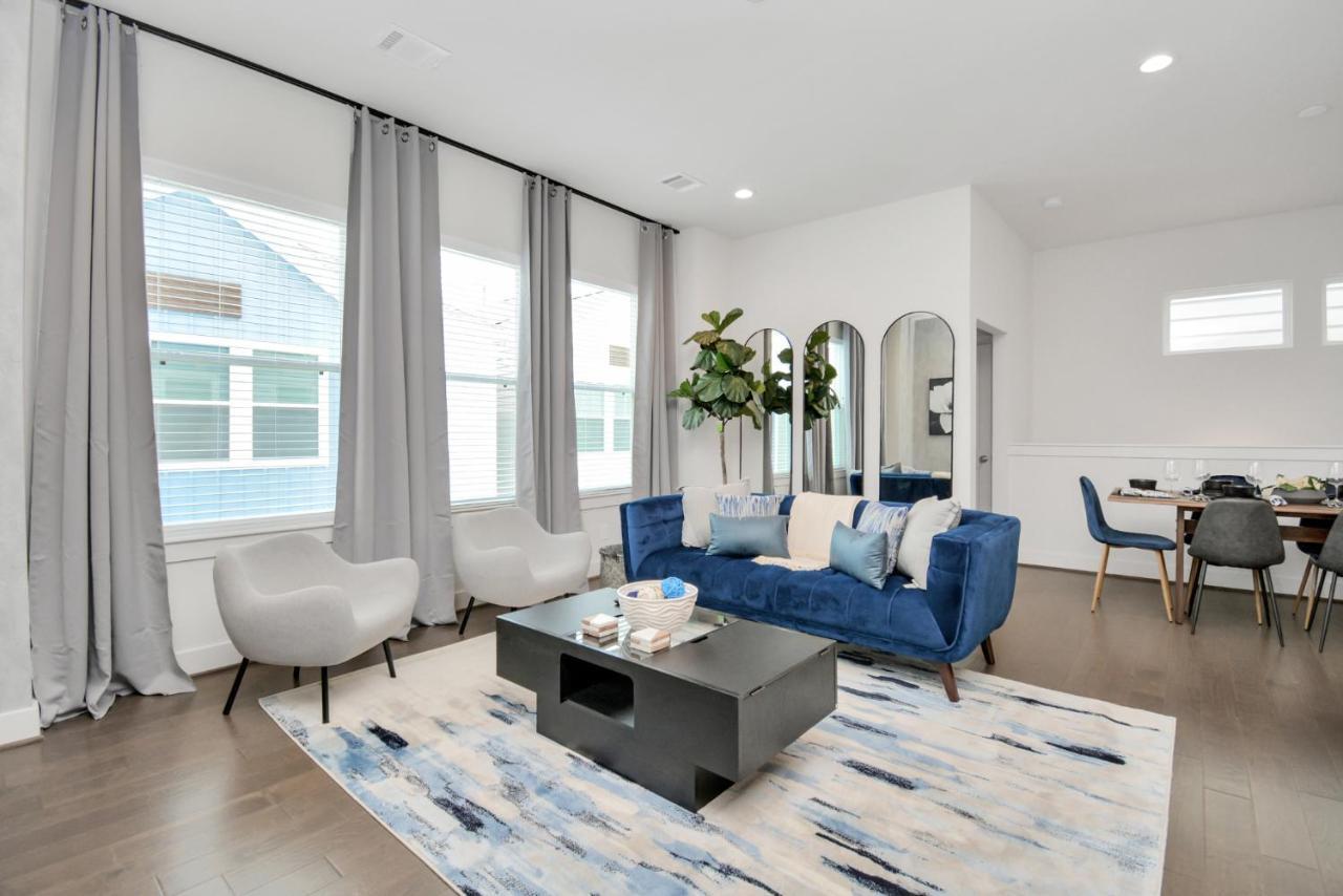 Emerald Palace - New, Modern 3Br Townhome Close To Downtown, Nrg, Med Ctr Houston Luaran gambar